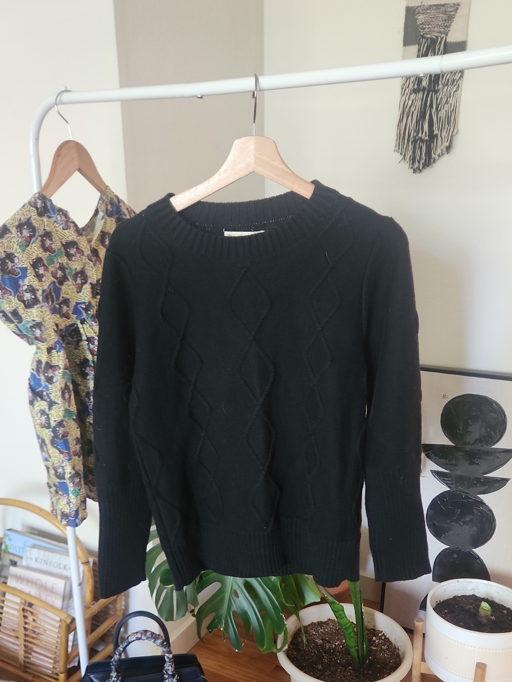 Indigenous Organic Cotton Cable Knit Sweater